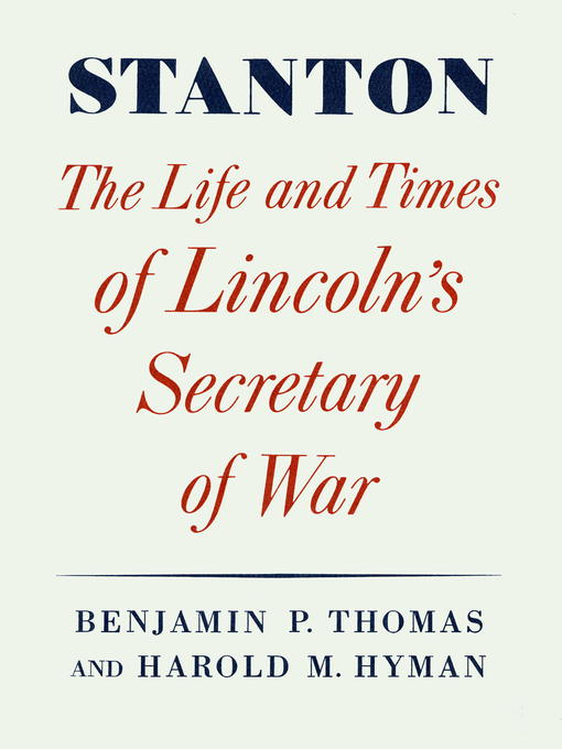 Title details for Stanton by Benjamin P. Thomas - Available